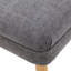 Cadre gris chic avec pieds en bois fiables