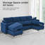 Canapé modulaire rembourré 6 pièces Kenda-1859515339