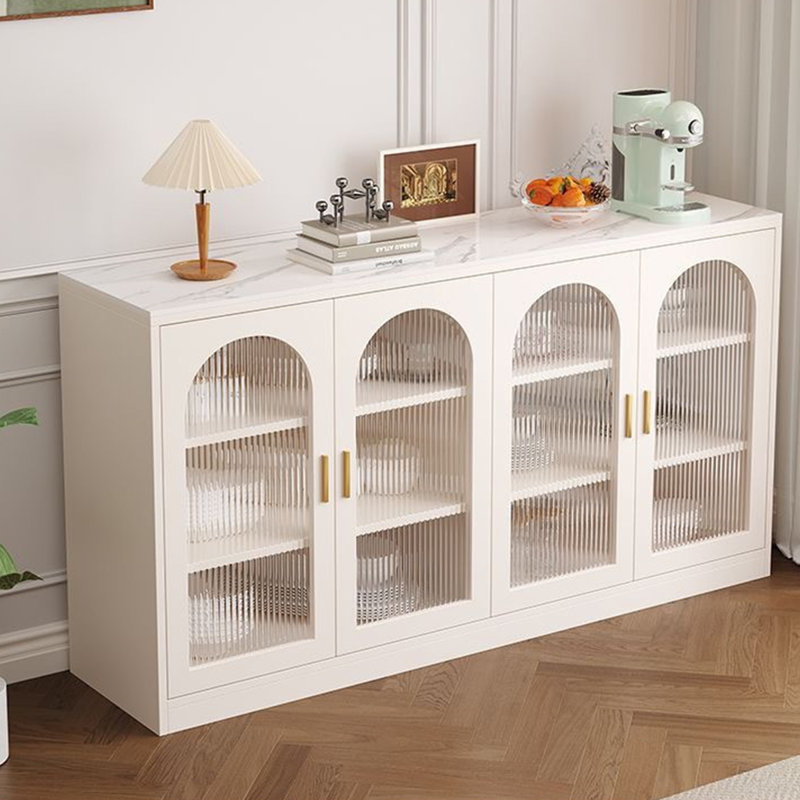 Buffet Passabe, Blanc, H 35,43 po x l 55,11 po x P 15,74 po