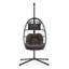 Chaise suspendue en osier pour l'extérieur-583888413-583888415
