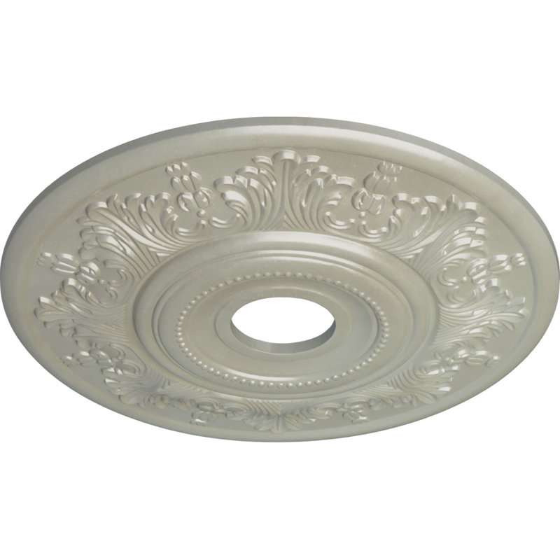 Médaillon de plafond Endurathane Vienna, DE 20 po x P 3 1/2 po x P 1 1/2 po (convient aux auvents jusqu'à 6 1/2 po), fini cuivre peint à la main