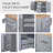 Kitchen Island With Rubber Wood Top-978768919