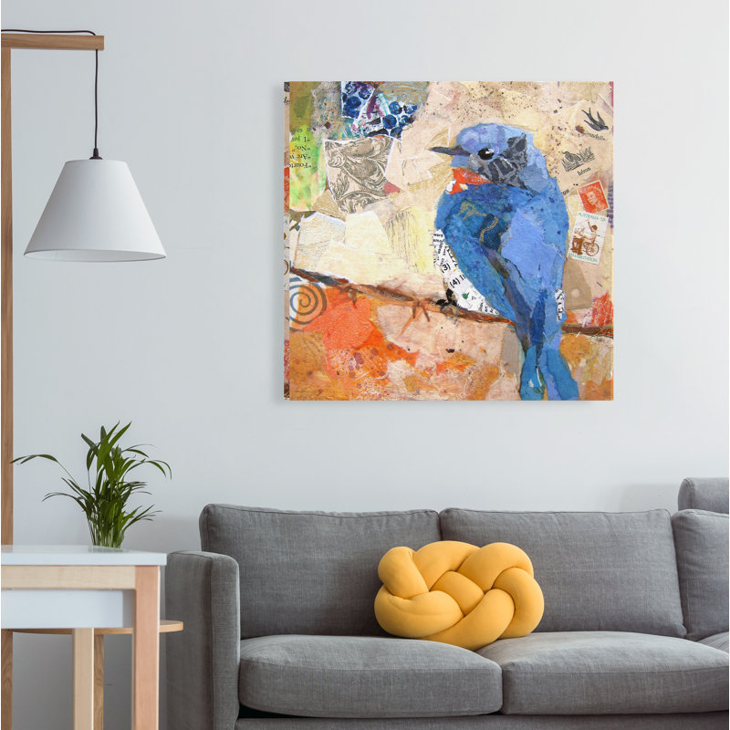 « signes of spring i », peinture, H 10 po x l 10 po x P 1,5 po, Toile tendue
