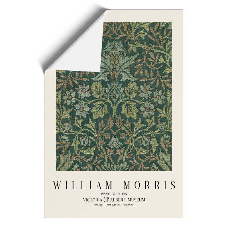 Flower Garden Vol.2 by William Morris - No Frame Painting, 42cm H x 30cm W x 0.1cm D