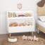 Bibliothèque pour enfants, organisateur de livres pour enfants, armoire de rangement pour jouets, blanc