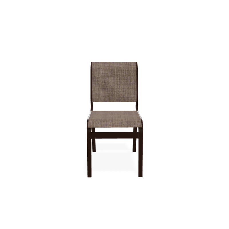 Chaise d'appoint de salle à manger Hiraku, Kona texturé, Fenouil Augustine Sunbrella®