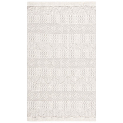 Jaylenne Hand Woven Wool Geometric Rug