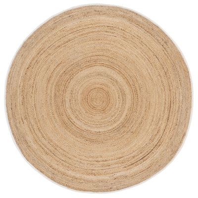 Natural Fiber Hand Woven Jute Pile Rug