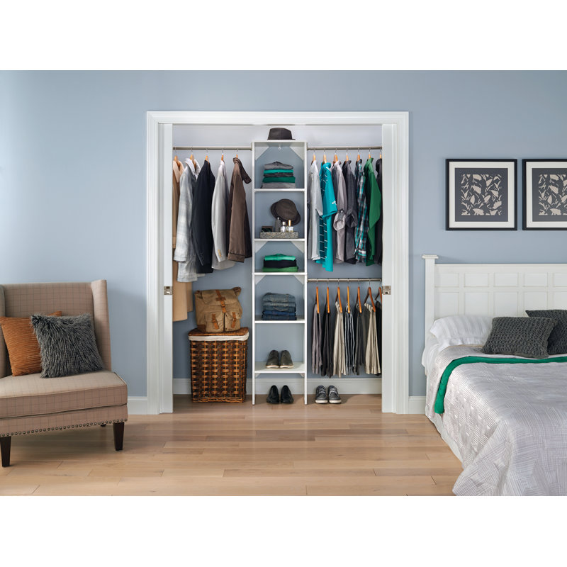 Suitesymphony 77" To 133" Closet System Starter Kit, Set Of 2