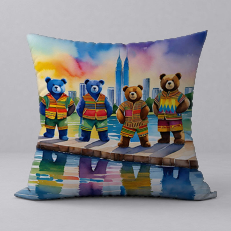 Reversible Throw Pillow