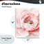 Plaque murale «Fresh Rosy Close Up Petals», design par Christine Simpson Art