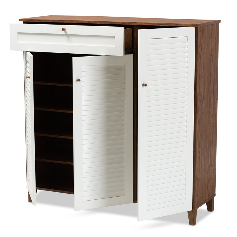 Coolidge 21 Pair Shoe Storage Cabinet