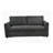 78 Inch 3 in 1 Convertible Sleeper Sofa Bed, Modern Fabric Loveseat Futon Sofa Couch w/Pullout Bed-1523504590