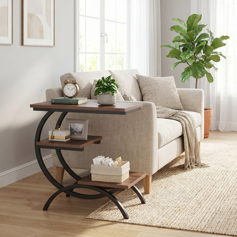 Table de bout Raylen C, Brun
