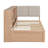 Storage Corner Daybed With Outlets And Upholstered Headboard-114234441-114234443