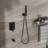 Ceiling Mounted Shower With Waterfall Tub Spout & Us Standard Thread - Bronze System 1.8 Gpm Flow Oil Rubber-118625426