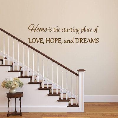 Text & Numbers Non-Wall Damaging Wall Decal