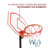 Street Ball Portable Basketball System