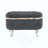 Tufted Storage Bench With Tassel Trim And Metal Legs-118788748