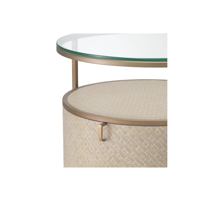 Napa Valley Glass End Table