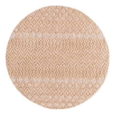 Tapis intérieur / extérieur beige Groce