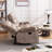 2 - Piece Modern and Overstuffed Soft Manual Reclining Living Room Set-94583667