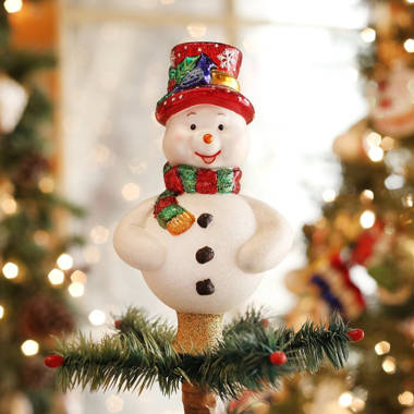 Home Accents Holiday 18 in. Snowman Tree Topper TXF1794 - The Home