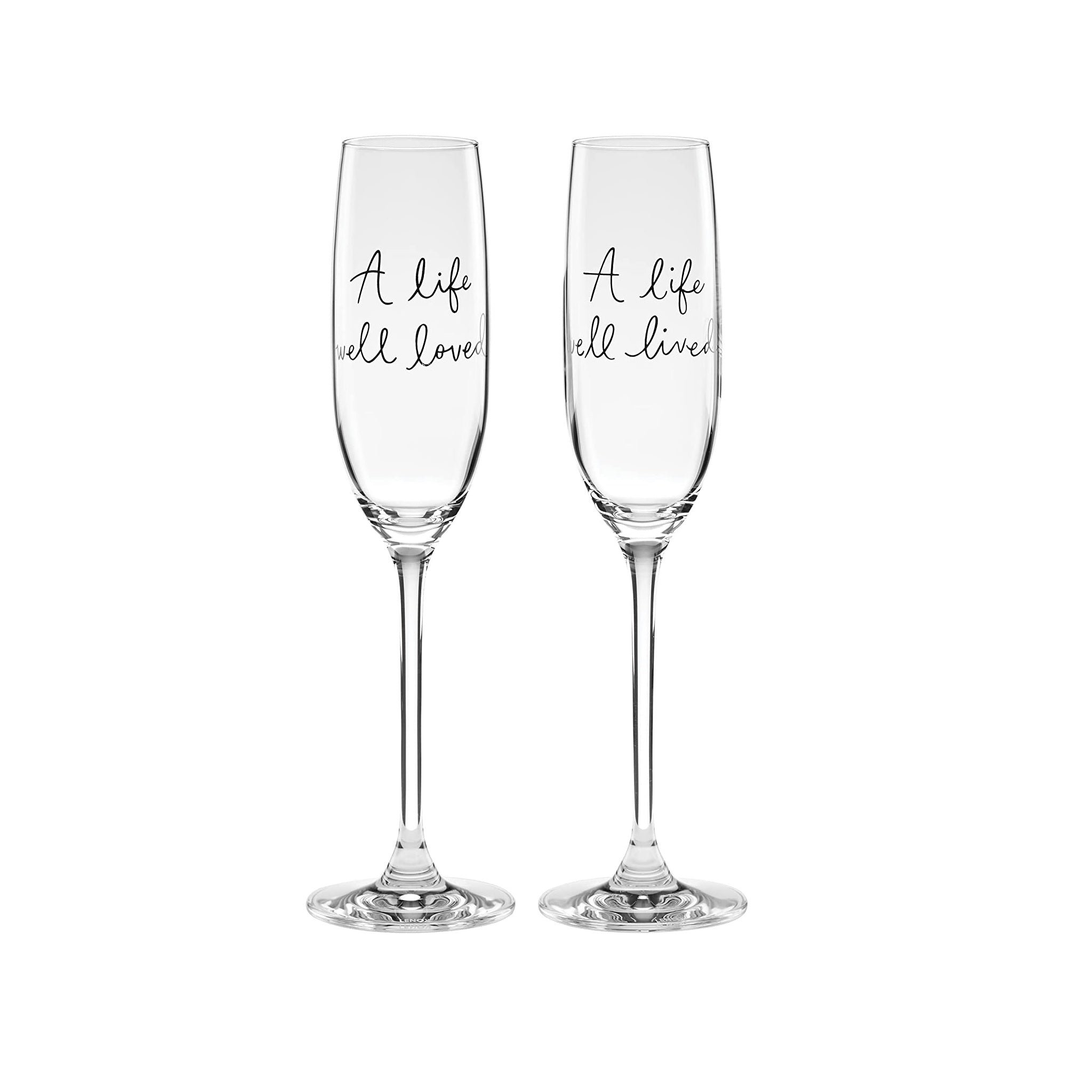 Kate Spade New York - with Love Stemless Toasting Flutes