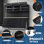 Armoire à outils roulante de 72 pouces avec 15 tiroirs, 3 armoires supérieures et panneau perforé, organisateur de garage mobile en acier avec doublure antidérapante, coffre de rangement verrouillable pour atelier de réparation d'entrepôt
