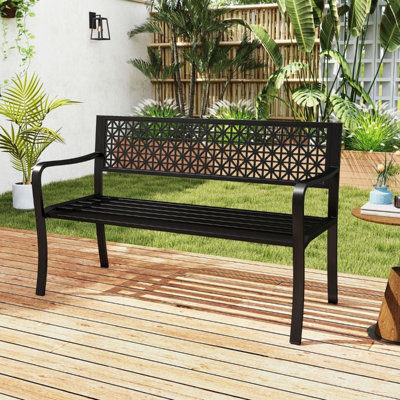 Metal Outdoor Bench