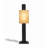 Geometric Square Shade Wood Floor Light Fixture