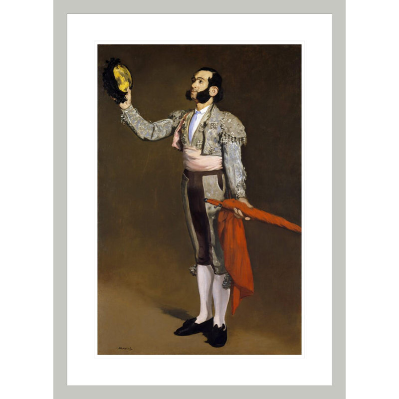 «A Matador» par estampe numérique encadrée, 29,5 po H x 21,61 po L