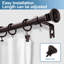 Tringle à rideaux simple réglable Plascencia-1886577610-1886577606