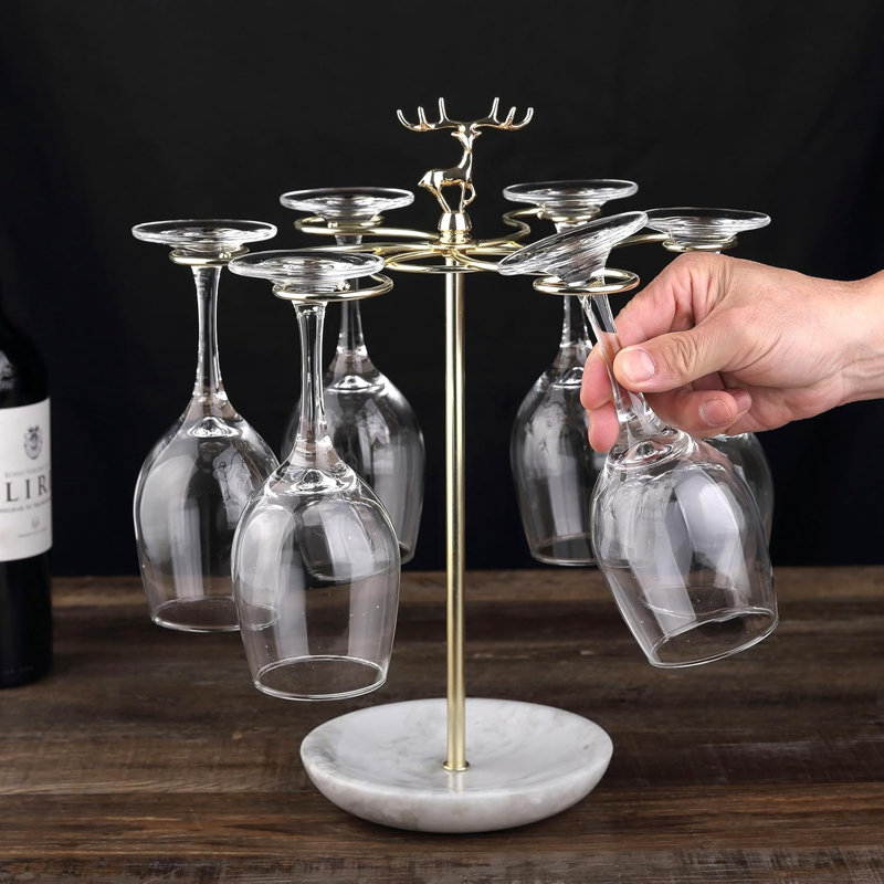 Marble Pedestal High Footed Cup Holder