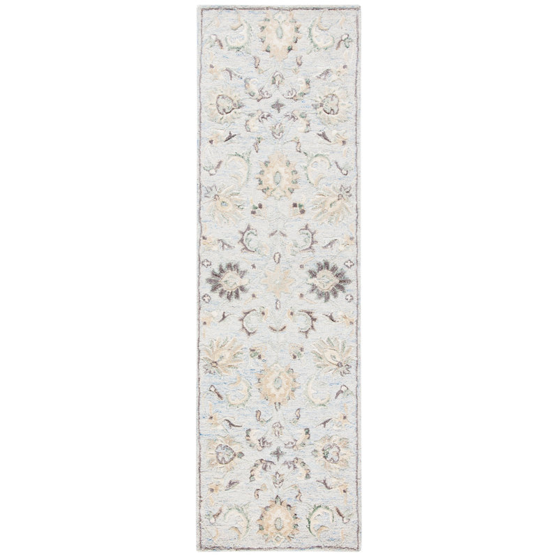 Zarina Hand Tufted Wool Oriental Rug, Runner 2'3" x 8'
