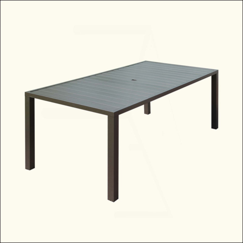 Table de salle à manger d'extérieur pour 8 personnes
