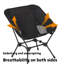 Chaise de camping avec poche latérale respirante-2122668276