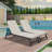 2PCS Set Outdoor Lounge Chair Cushion-1927266681-1923741295