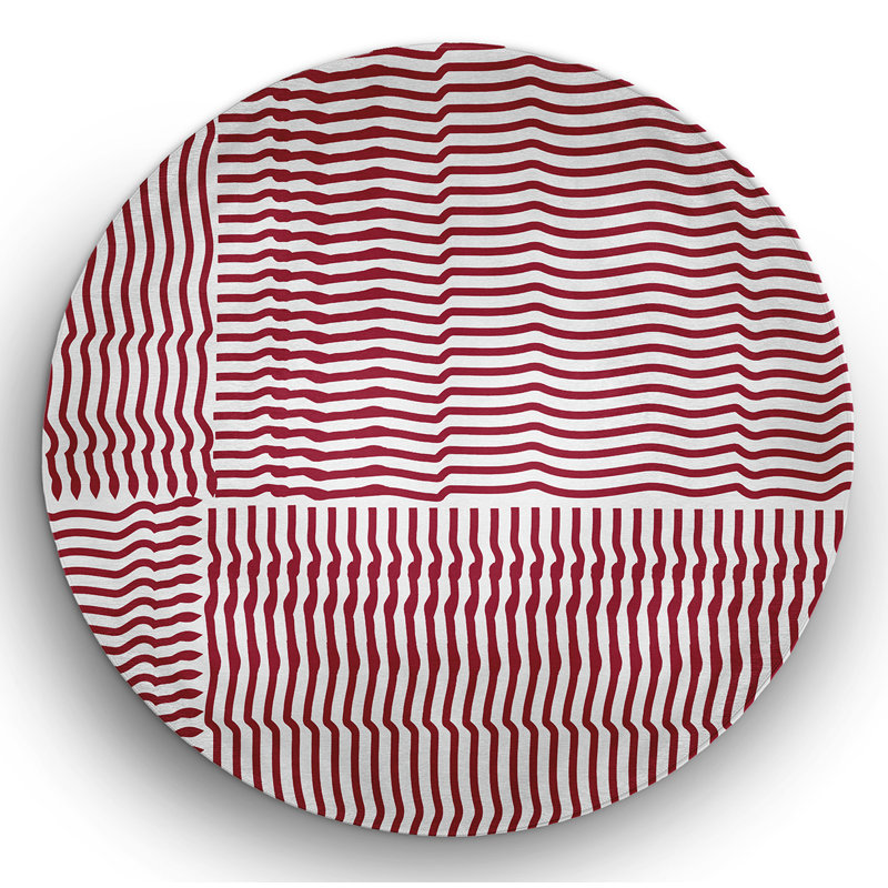 Chenille Indoor / Outdoor Rug, Round 5'
