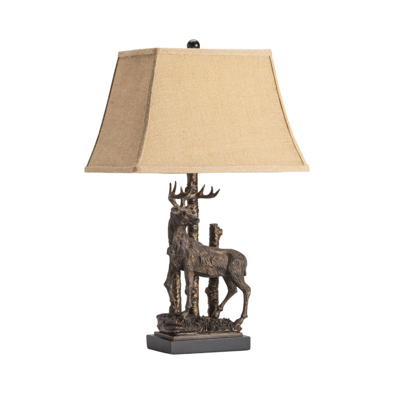 Lampe de table 26,5" cerf Canion