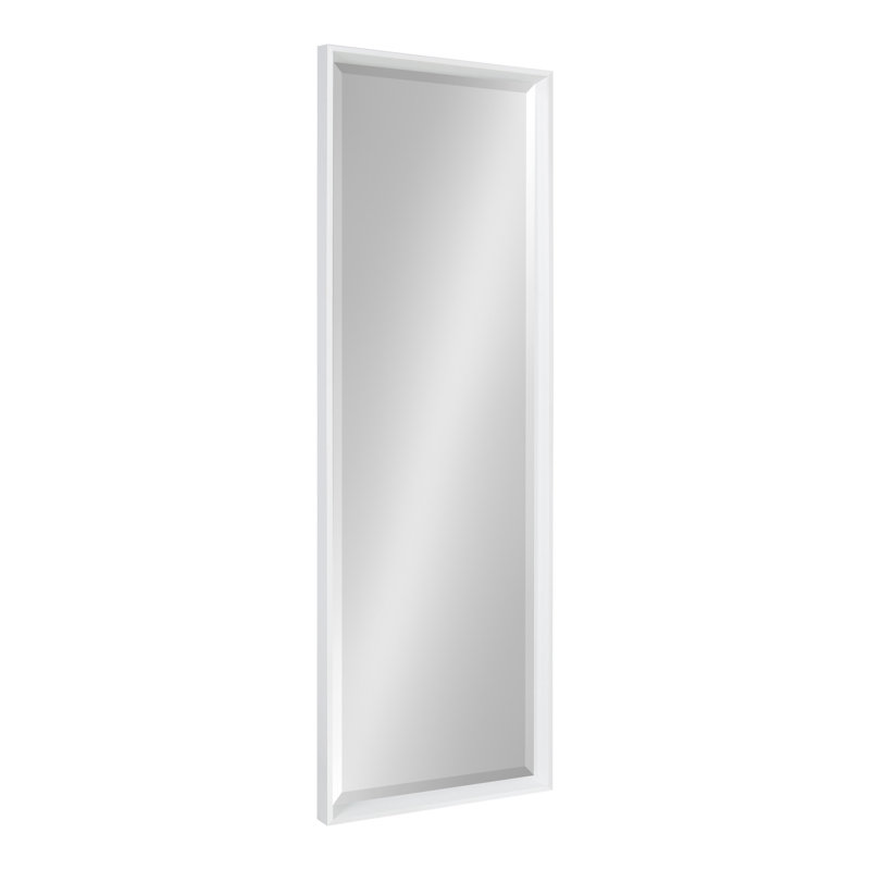 Miroir d'appoint Ovey, Blanc, 49,5 po x 17,5 po