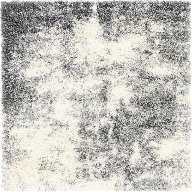 Abstract Indoor Rug, Square 4'