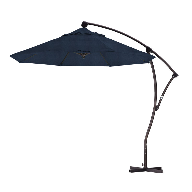 Parasol en porte-à-faux 9' Welwyn, Toile Sunbrella® régate