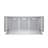 42" 900 CFM Flush Mount Ceiling Island Range Hood with Wall Switch and Dimmable LED's