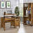 Antique Nutmeg 6-Tier Rectangular Bookcase