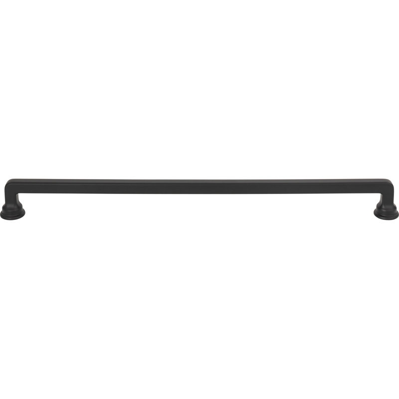 Matte Black 12" Industrial Bar Pull Handle