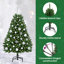 Artificial Christmas Tree with Stand Green PVC and Metal-1585784882