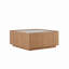Table basse 31,5 pouces carrée avec tiroirs de rangement