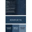 Tapis de zone bleu marine contemporaine-1023744290
