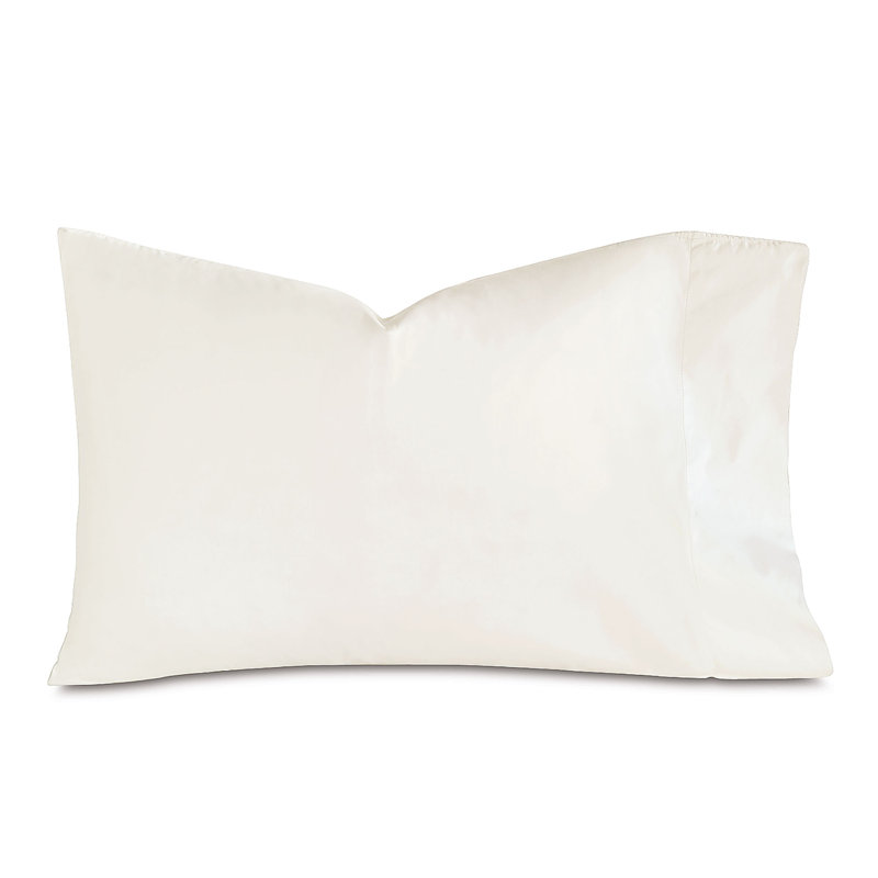 Roma Egyptian Cotton Sateen, King Pillowcase, Ivory